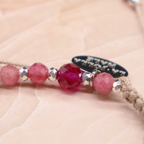 【Flames of Crimson】ロードナイト×人工ルビー アンクレット