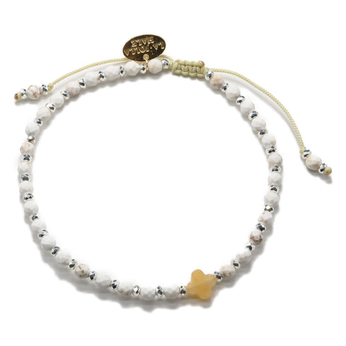 【Longing for Jaipur】イエローアベンチュリン×マグネサイト アンクレット