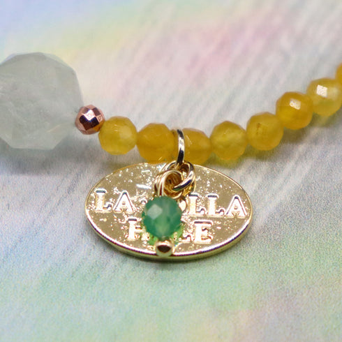 【ONLINE SHOP限定】【CLEAN UP】天地天珠×ホワイトシェル×アコヤパール ブレスレット