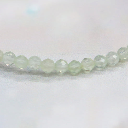 【ONLINE SHOP限定】【CLEAN UP】白蛇天珠×プレナイト×クリソプレーズ×グリーンガーネット ブレスレット