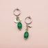 【绿光阳光】橄榄石 x 绿玛瑙耳环