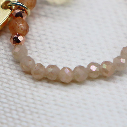 【如蜜糖般甜蜜】黄水晶 x 日光石 x 月光石戒指