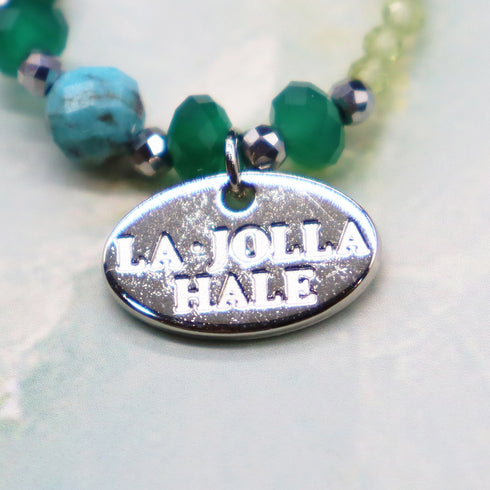 【Be Loved Turquoise】ターコイズ×グリーンアゲート×ペリドット リング