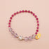 宝瓶天珠 x 粉色紫水晶 x 人造红宝石手链