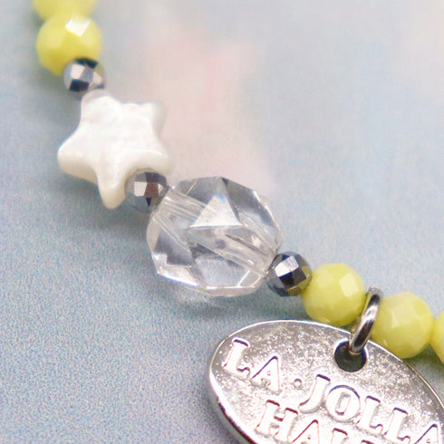 【Baby ☆ Kids Collection】ホワイトシェル×ジルコニア ブレスレット