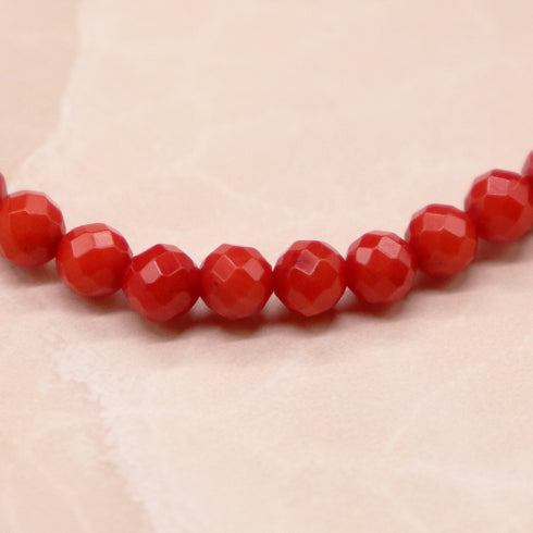 【Blooming Pink Roses】亀甲天珠×ローズクォーツ×コーラル×クォーツァイト ブレスレット