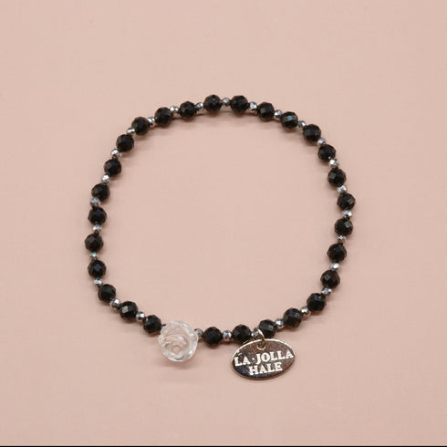 【Shining Like Stardust】水晶×オニキス ブレスレット