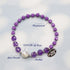 【Moon Lady Amethyst】亀甲天珠×アメシスト×フォスフォシデライト ブレスレット