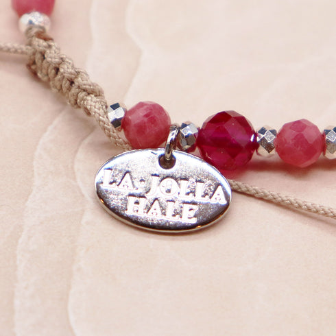 【Flames of Crimson】ロードナイト×人工ルビー アンクレット