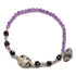 【Moon Lady Amethyst】アメシスト×ダルメシアンジャスパー×オニキス ブレスレット