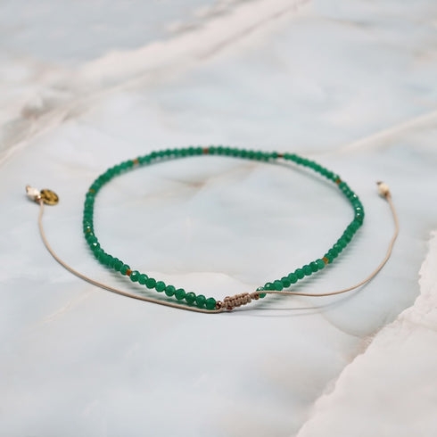 【线上商店独家】绿玛瑙 x 虎眼石 x 菱镁矿项链