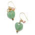 【渴望斋浦尔】绿色东陵玉耳环