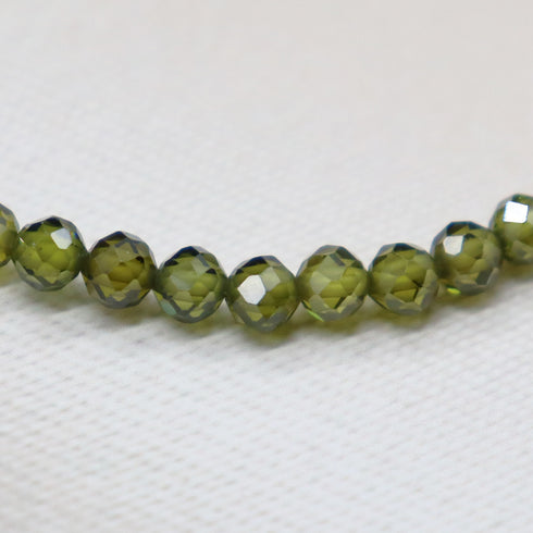 【Otsukimi Bracelet】ブラックシェル×シトリン×ジルコニア ブレスレット