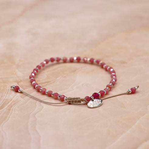 【Flames of Crimson】ロードナイト×人工ルビー アンクレット