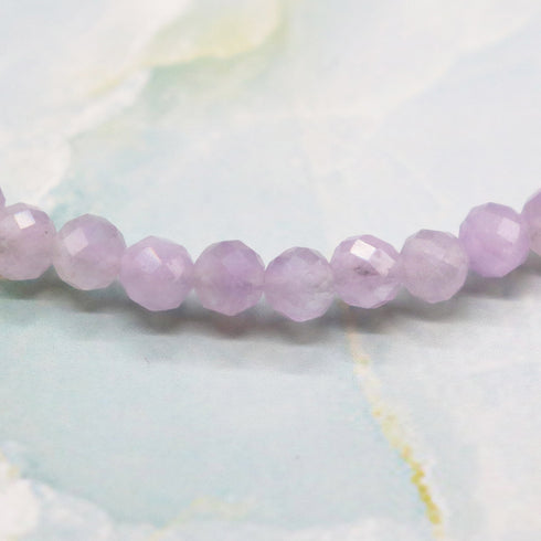 【绿光阳光】水波纹天珠 x 橄榄石 x 薰衣草紫水晶 x 珍珠母贝手链