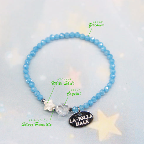 【Baby ☆ Kids Collection】ホワイトシェル×ジルコニア ブレスレット