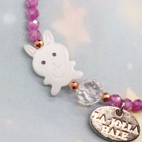 【Baby ☆ Kids Collection】マザーオブパール×ジルコニア ブレスレット