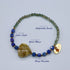 【Starry Sky Fragment】ラピスラズリ×ゴールデンマイカ×人工クォーツ ブレスレット