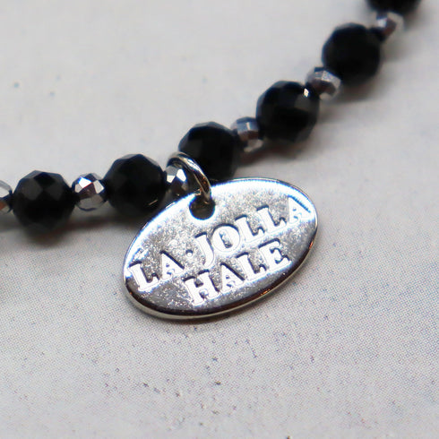 【Shining Like Stardust】水晶×オニキス ブレスレット