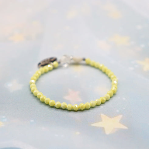 【Baby ☆ Kids Collection】ホワイトシェル×ジルコニア ブレスレット