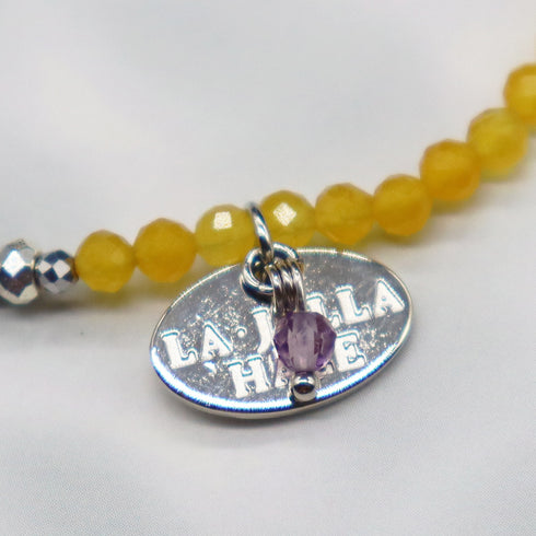 【Mermaid Teardrops】パール×シトリン×クォーツァイト ブレスレット