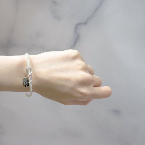 【月亮女神紫水晶】绿紫水晶 x 粉紫水晶 x 葡萄石手链