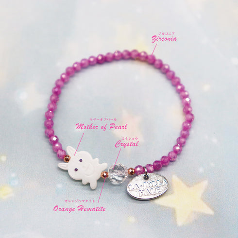 【Baby ☆ Kids Collection】マザーオブパール×ジルコニア ブレスレット