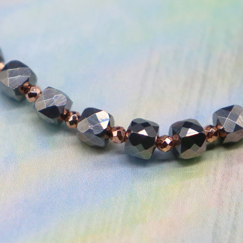 【ONLINE SHOP限定】【CLEAN UP】天地天珠×テラヘルツ鉱石×シトリン×アコヤパール ブレスレット