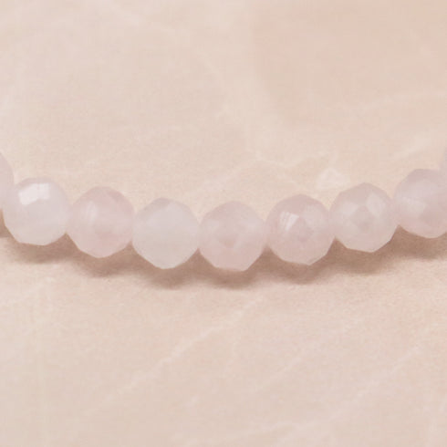 【绯红之焰】合成红宝石 x 压制贝壳 x 玫瑰石英手链