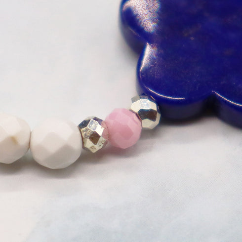 【星空碎片】青金石 x 菱镁矿 x 锆石手链