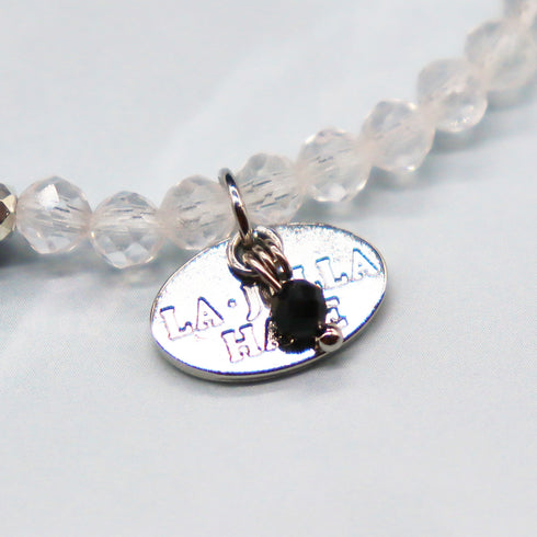 【Starry Sky Fragment】亀甲天珠×ラピスラズリ×水晶 ブレスレット