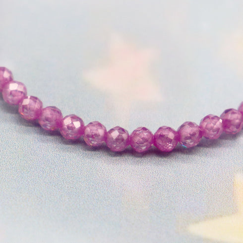 【Baby ☆ Kids Collection】マザーオブパール×ジルコニア ブレスレット