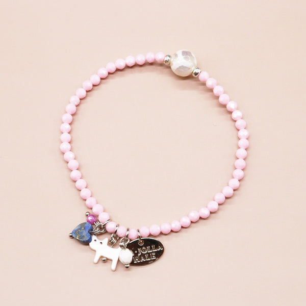 【星空碎片】玳瑁天珠 x 青金石 x 锆石 x 菱镁矿手链