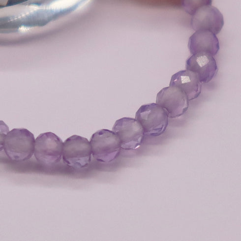 【Moon Lady Amethyst】ピンクアメシスト×水晶×ローズクォーツ×トパーズ リング