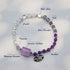 【Moon Lady Amethyst】ラベンダーアメシスト×アメシスト×アイオライト×水晶 ブレスレット