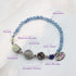 【Starry Sky Fragment】ラピスラズリ×アクアマリン×ラブラドライト ブレスレット