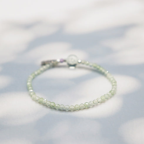 【月亮女神紫水晶】绿紫水晶 x 粉紫水晶 x 葡萄石手链