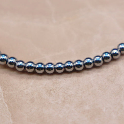 【Open the Jewelry Box!】オレンジガーネット×クィーンコンクシェル×ピンクシェル×シルバーヘマタイト ブレスレット