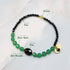 【绿光阳光】橄榄石 x 绿玛瑙 x 缟玛瑙手链