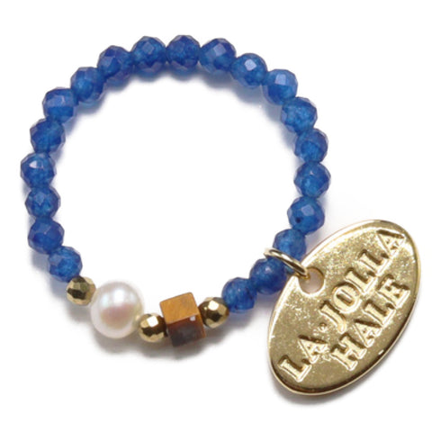 【美人鱼之泪】珍珠×虎眼石×石英石戒指