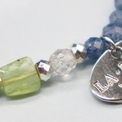 【绿光阳光】橄榄石 x 锆石 x 水晶手链