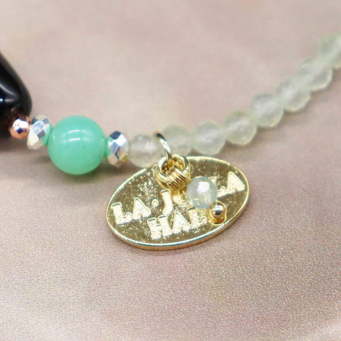 【ONLINE SHOP限定】【CLEAN UP】白蛇天珠×プレナイト×クリソプレーズ×グリーンガーネット ブレスレット