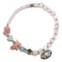 【Lovely Zoo】ピンクシェル×クラック水晶×ローズクォーツ ブレスレット