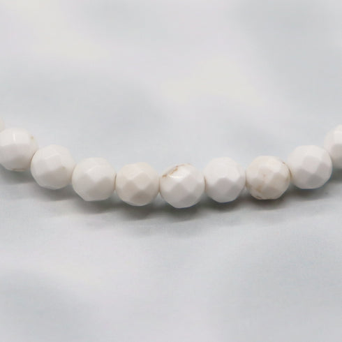 【Lovely Zoo】マグネサイト×マグネサイトターコイズ×マザーオブパール ブレスレット