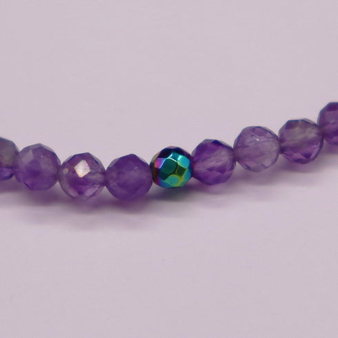 【Moon Lady Amethyst】アメシスト×リバーストーン ブレスレット