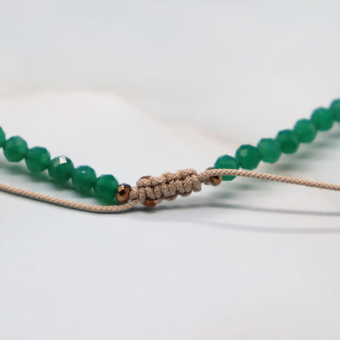 【线上商店独家】绿玛瑙 x 虎眼石 x 菱镁矿项链