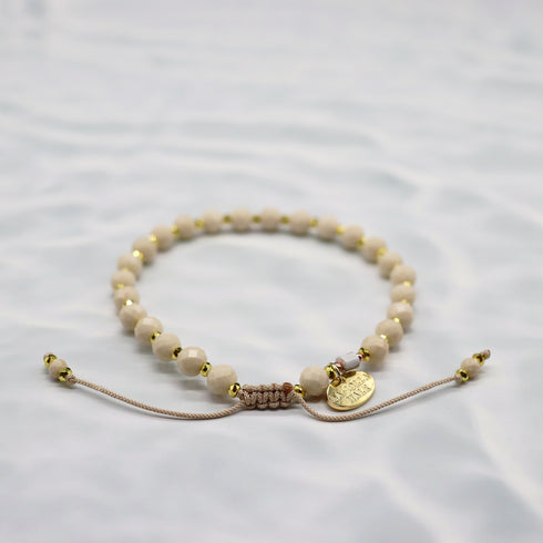 【Little Things for Summer】 リバーストーン×マグネサイト アンクレット