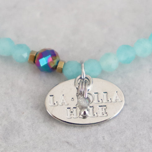 亚马逊石硅胶手链