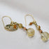【如蜜糖般甜蜜】黄水晶 x 日长石耳环
