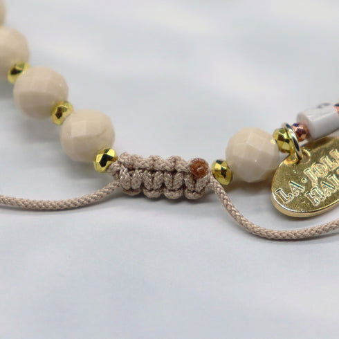 【Little Things for Summer】 リバーストーン×マグネサイト アンクレット